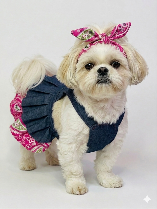 Mom Power Denim Rose