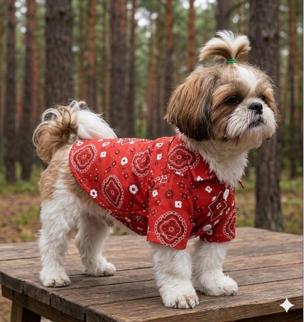 Camisa Bandana Red Passion