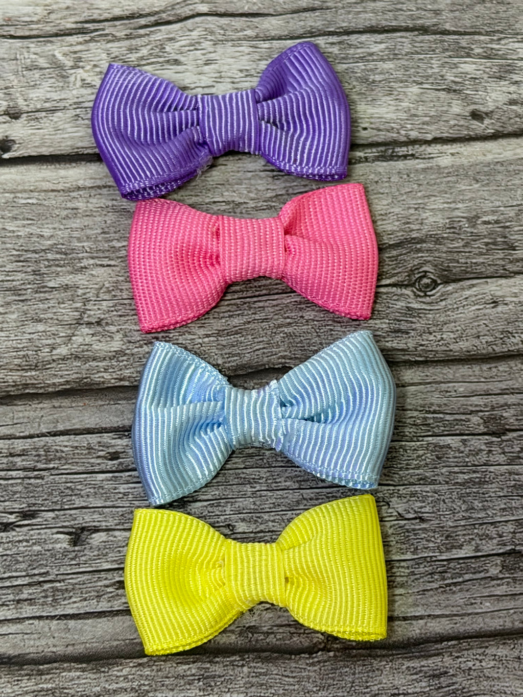Mini Puppy Bow Set – 3.5 cm (4 Pack)