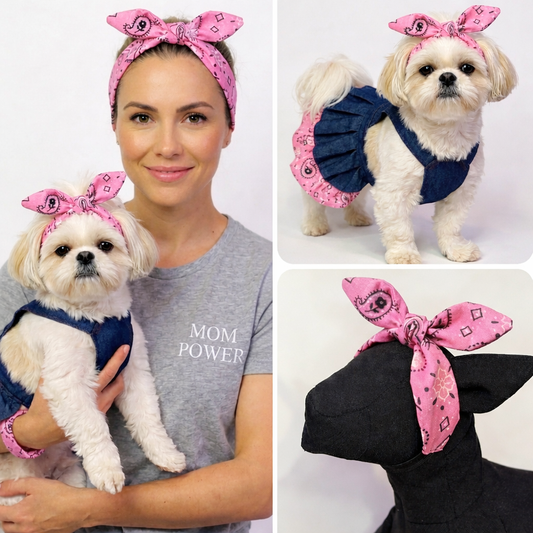 Mom Power Denim Rose