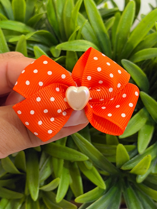 Lazo Corazón Mandarina